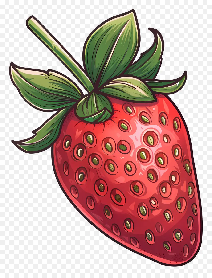 Fraise De Dessin Animé，Fraise PNG