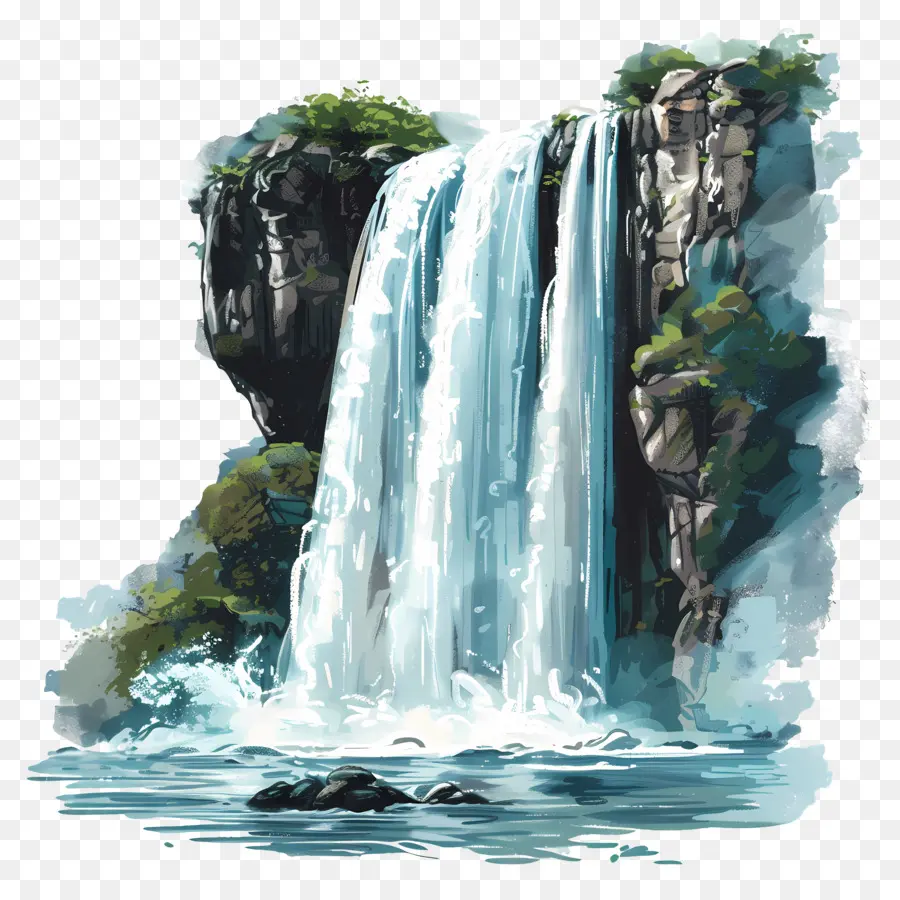 Cascade，Eau PNG