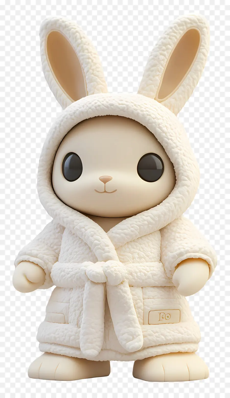 Peignoir De Bain，Lapin En Robe PNG