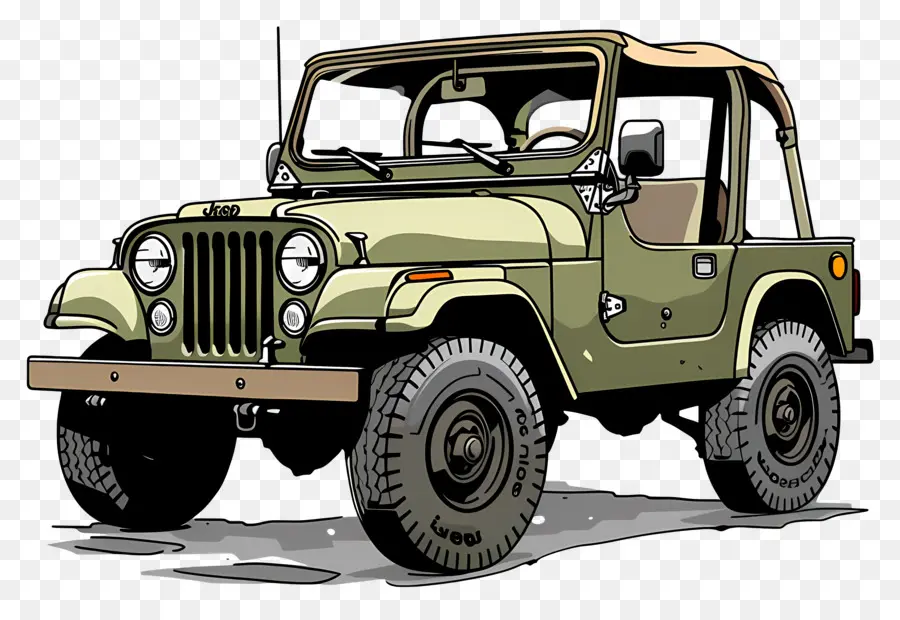 Jeep，Jeep Verte PNG