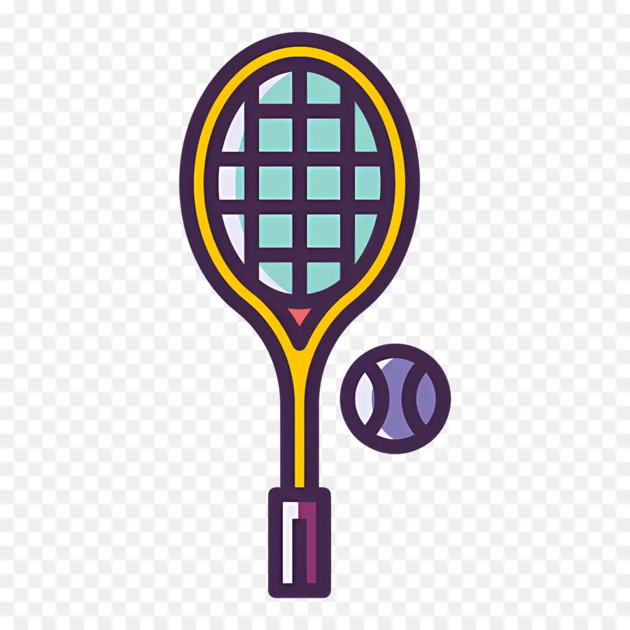 Raquette De Tennis，Balle PNG