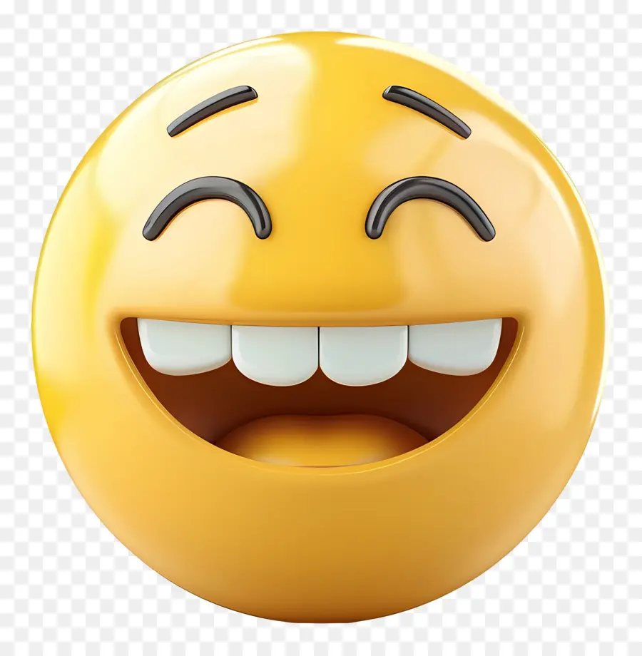 Sourire Emoji，Emoji Riant PNG