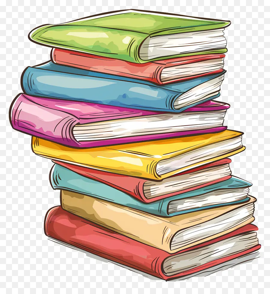 Des Piles De Livres，Livres PNG