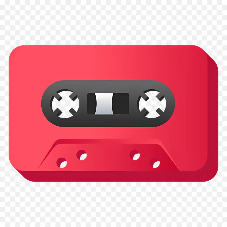 Cassette，Cassette Rouge PNG