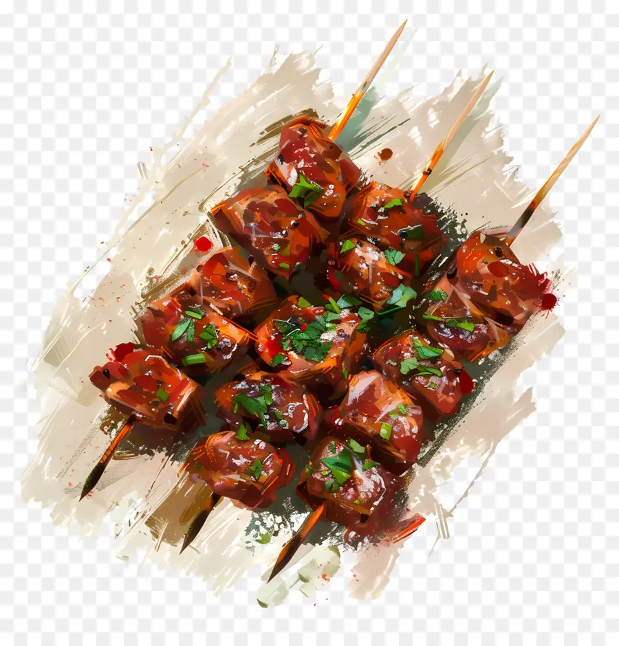 Brochettes De Viande，Brochettes PNG