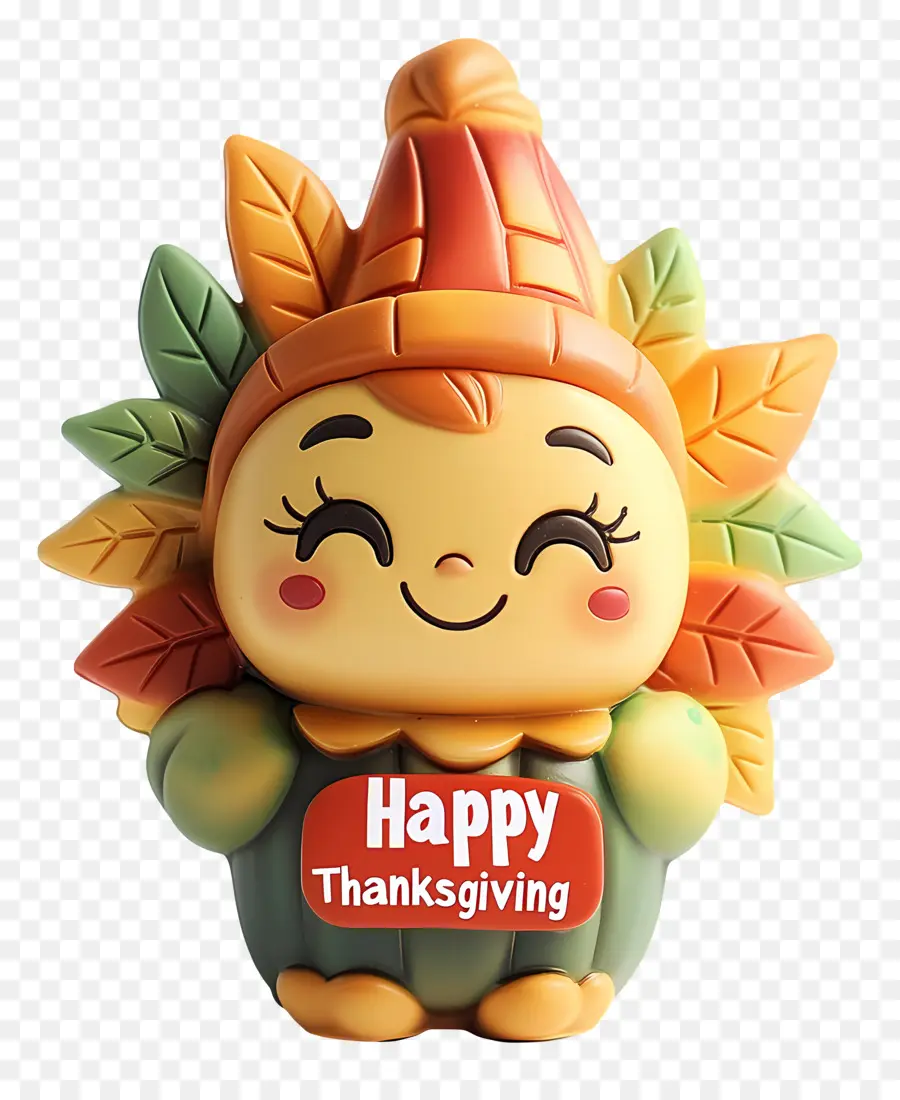 Joyeux Thanksgiving，Caractère De Thanksgiving PNG