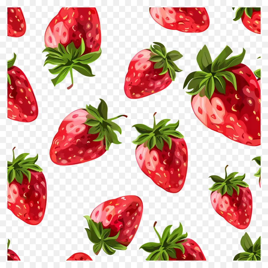 Modèle De Fraises，Fraises PNG