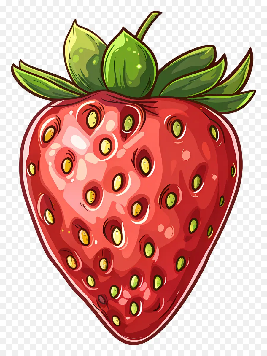 Fraise De Dessin Animé，Fraise PNG