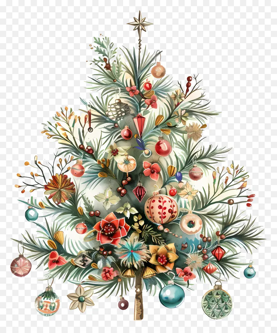 Arbre De Noël，Ornements PNG