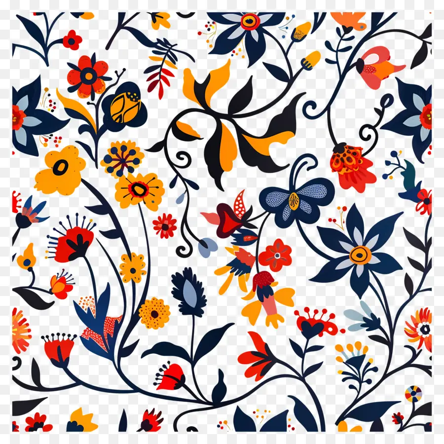 Motif Floral，Fleurs PNG