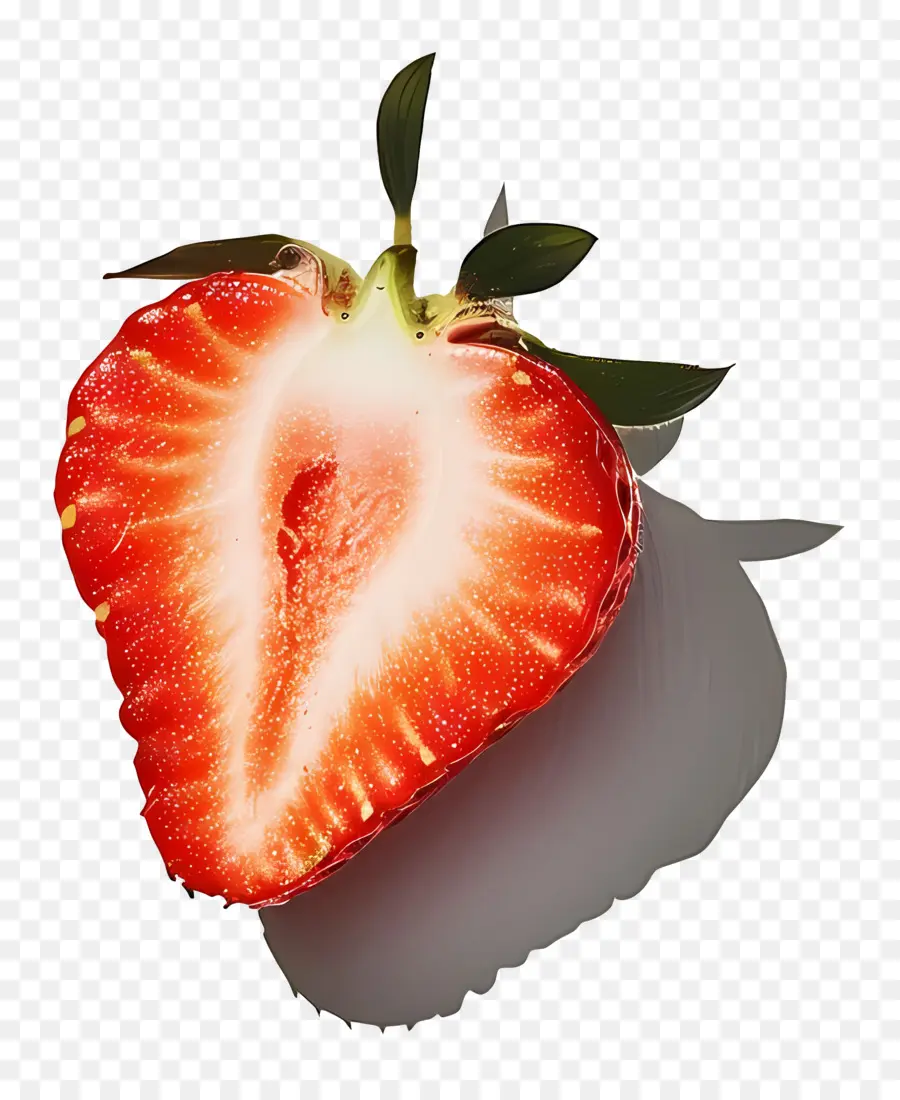 Demi Fraise，Tranche De Fraise PNG