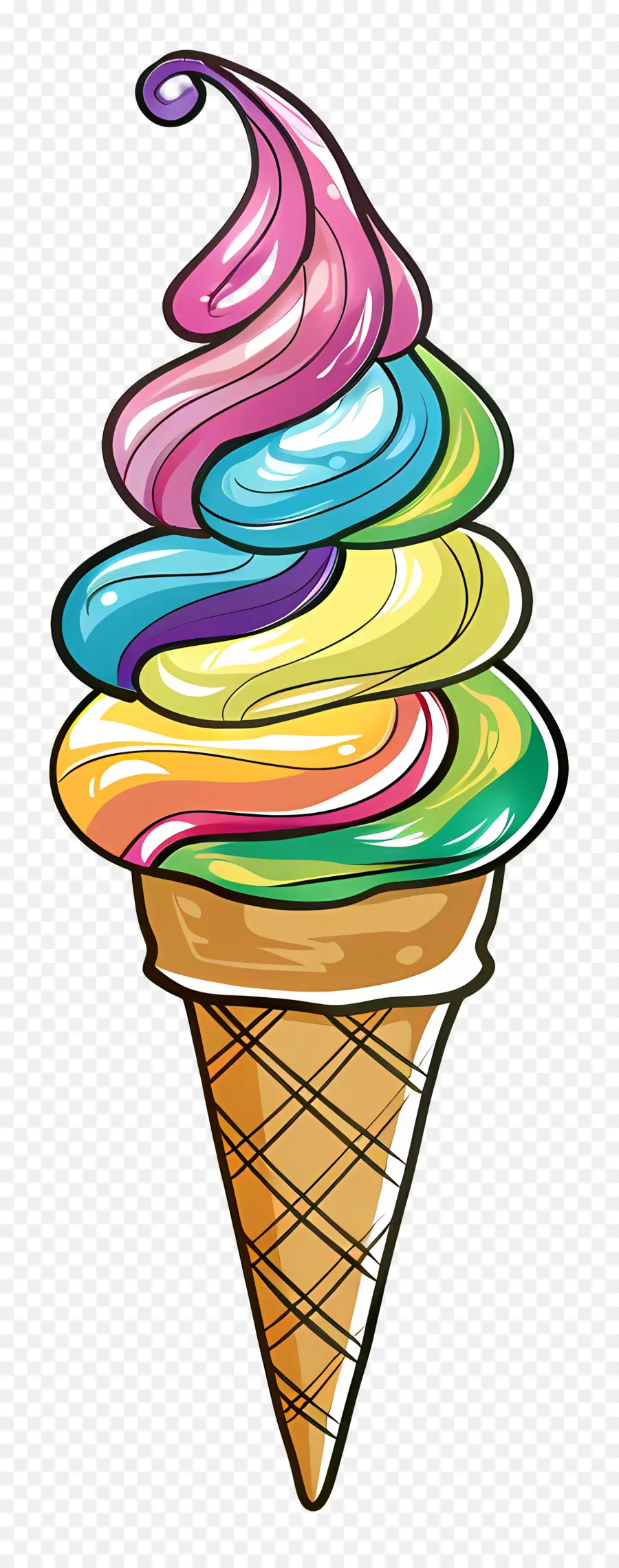 Cornet De Glace，Glace PNG