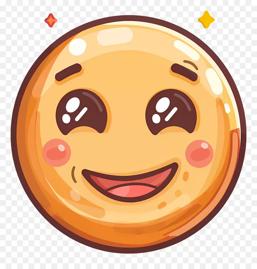 Sourire Emoji，Visage Souriant Orange PNG