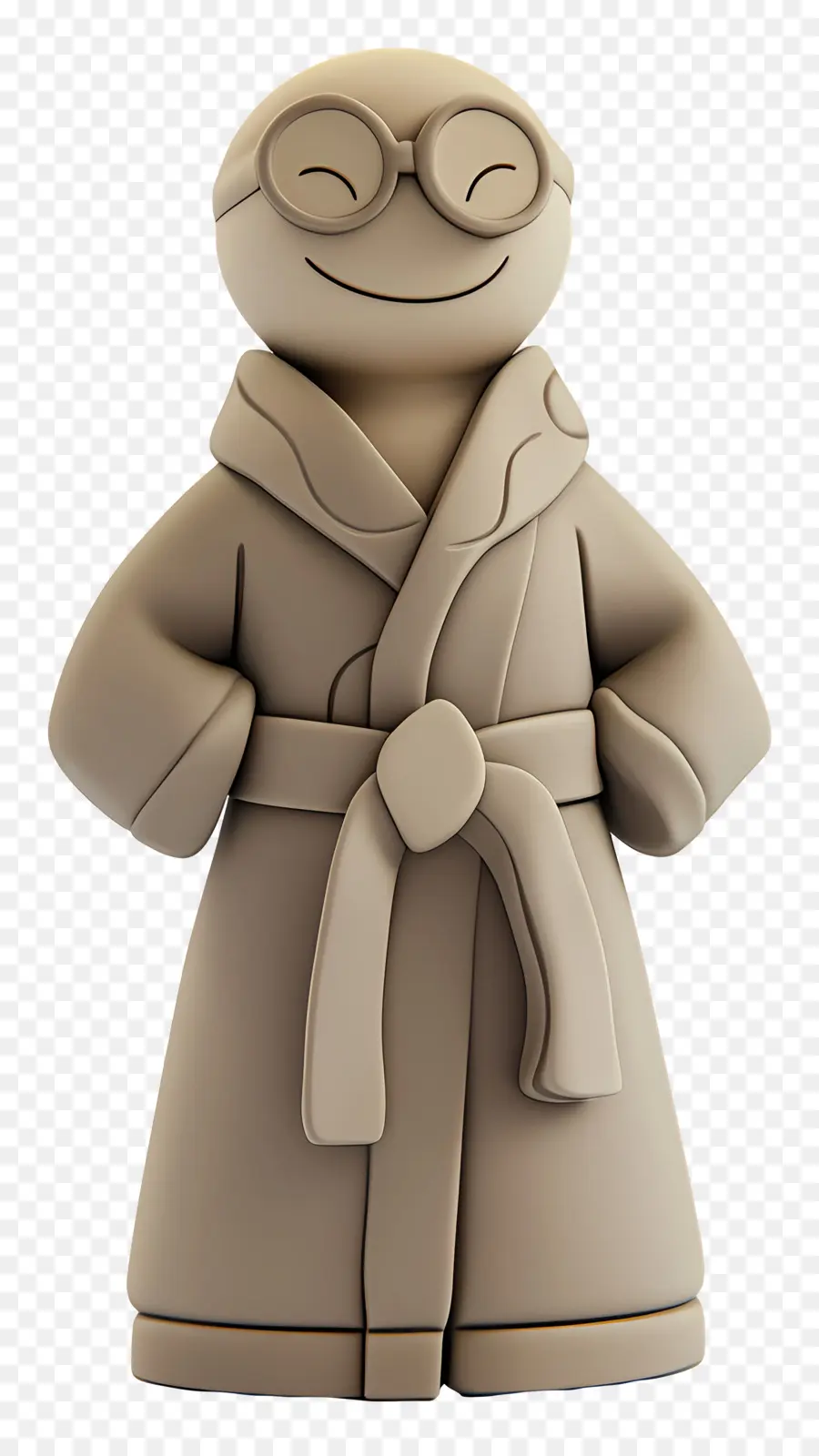 Peignoir De Bain，Figurine De Moine PNG