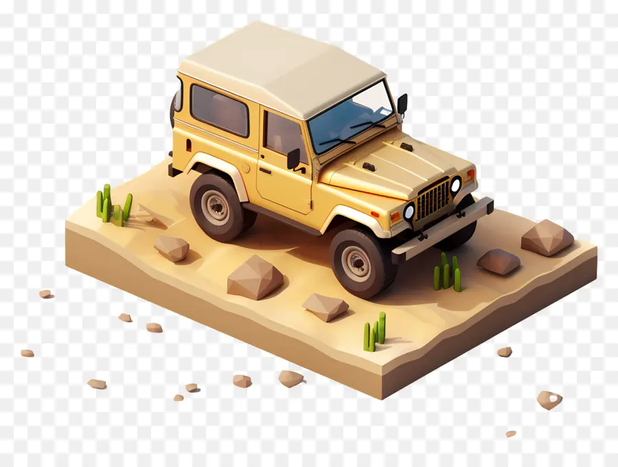 Jeep，Jeep Jaune PNG