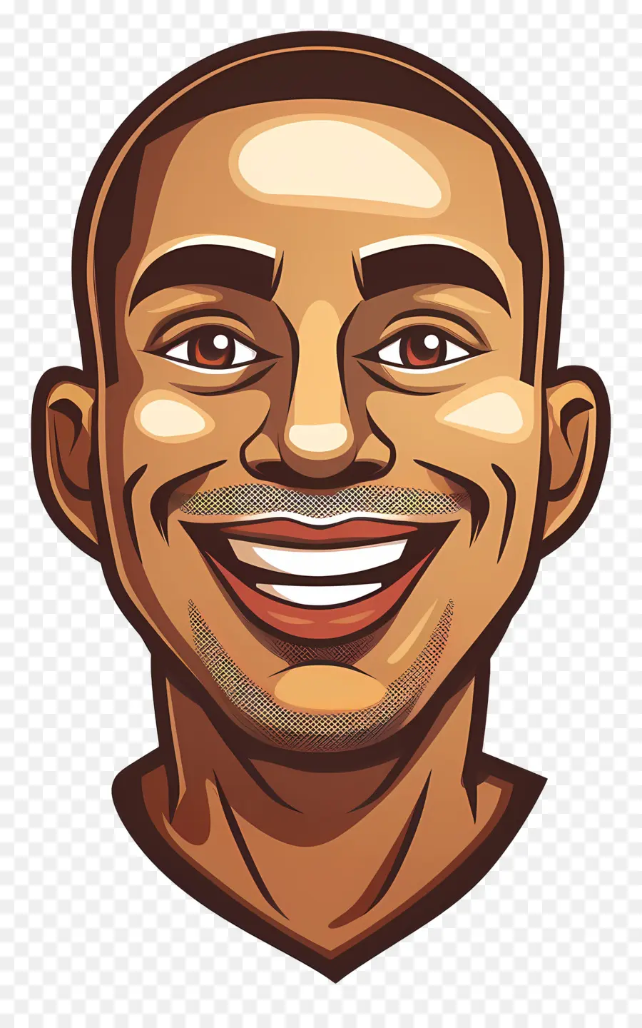 Tête D'homme Souriant，Homme Souriant PNG