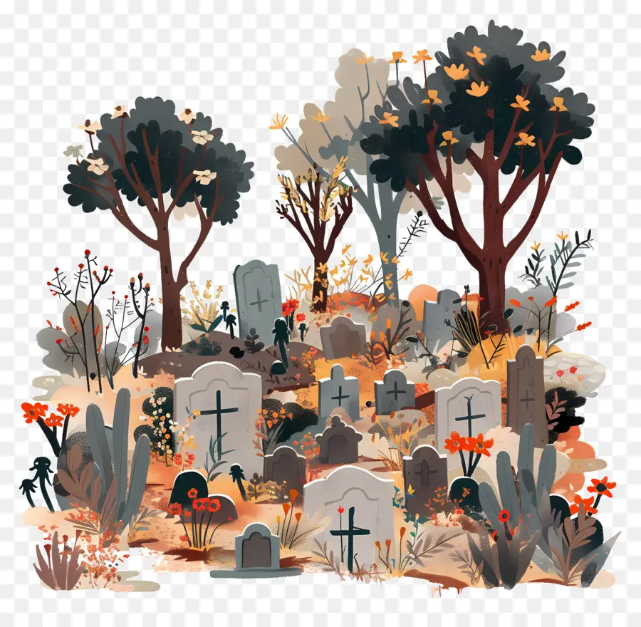 Cimetière De Zombies，Cimetière PNG