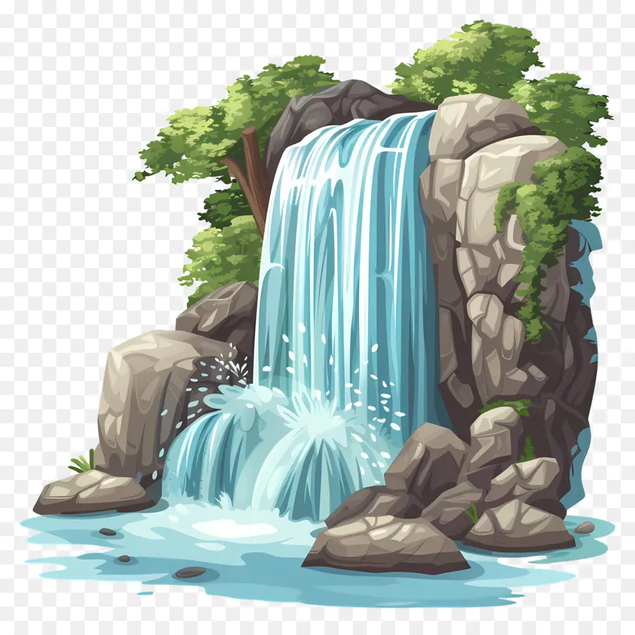 Cascade，Eau PNG