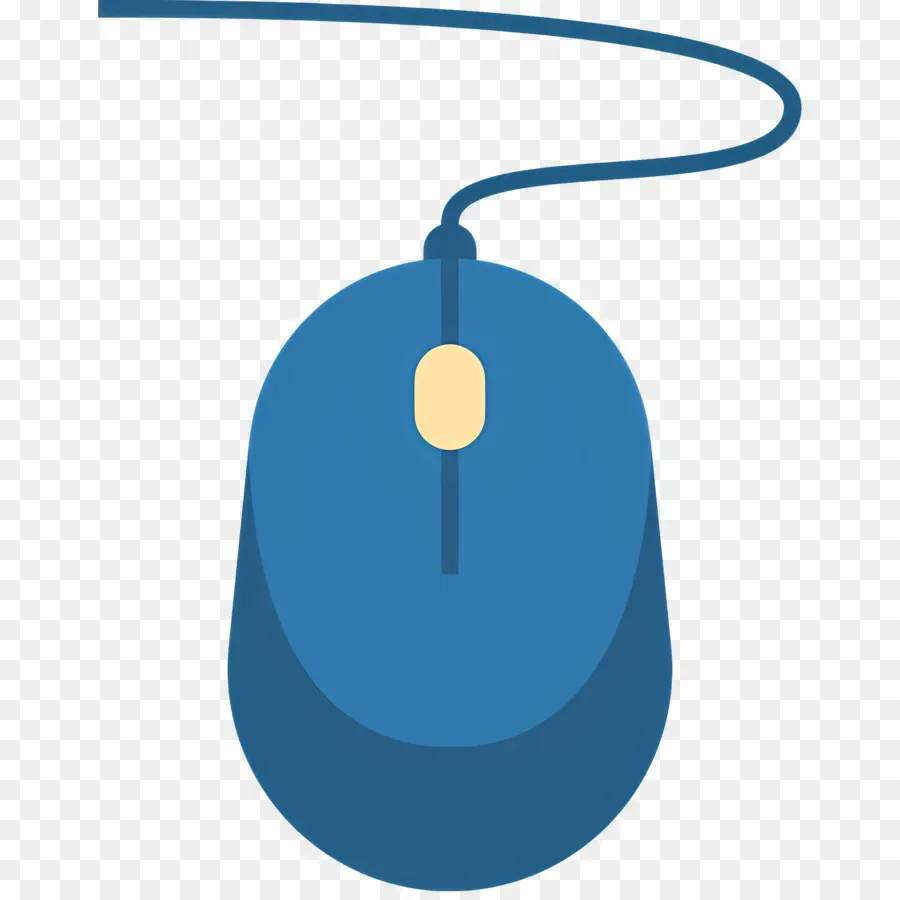 Souris D'ordinateur，Bleu PNG