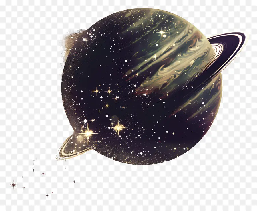 Saturne，Planète Avec Des Anneaux PNG