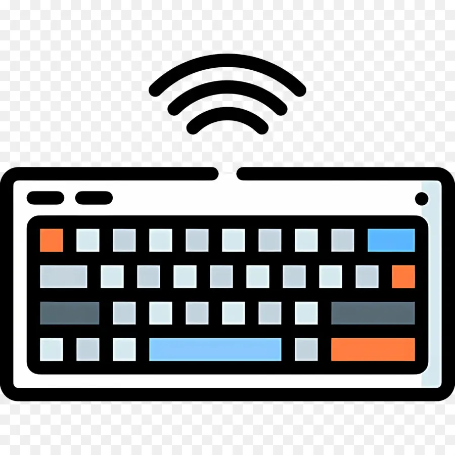 Clavier D'ordinateur，Clavier Sans Fil PNG