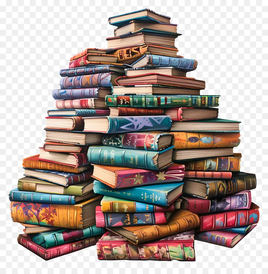 Des Piles De Livres，Pile De Livres PNG