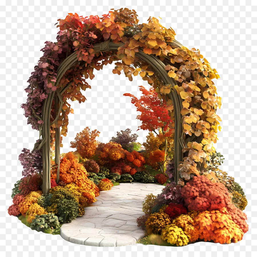 Jardin D'automne，Arche D'automne PNG