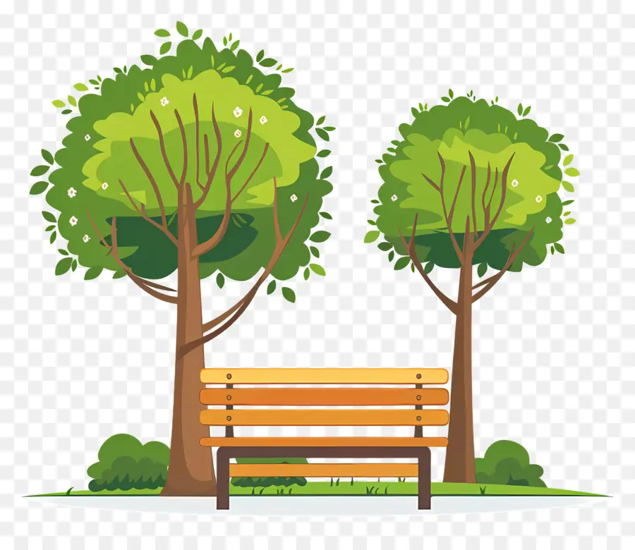 Banc En Bois，Banc De Parc PNG