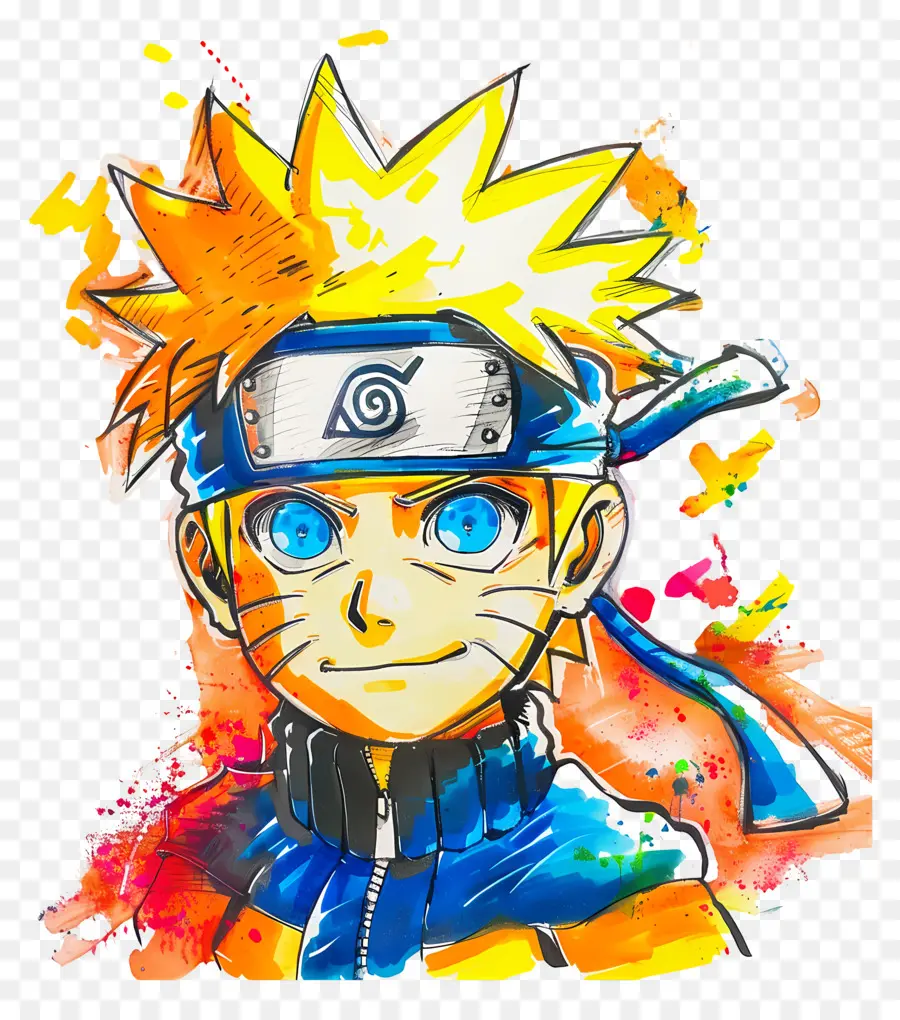 Naruto Uzumaki，Personnage D'anime PNG