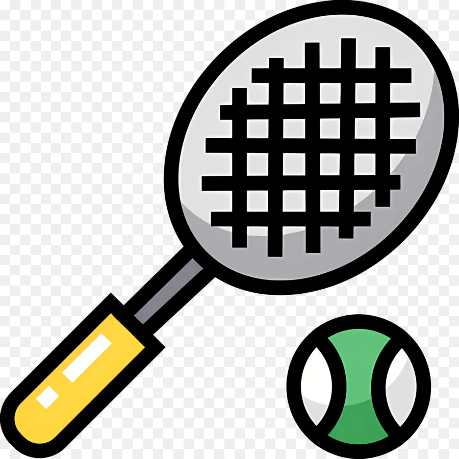 Raquette De Tennis，Balle De Tennis PNG