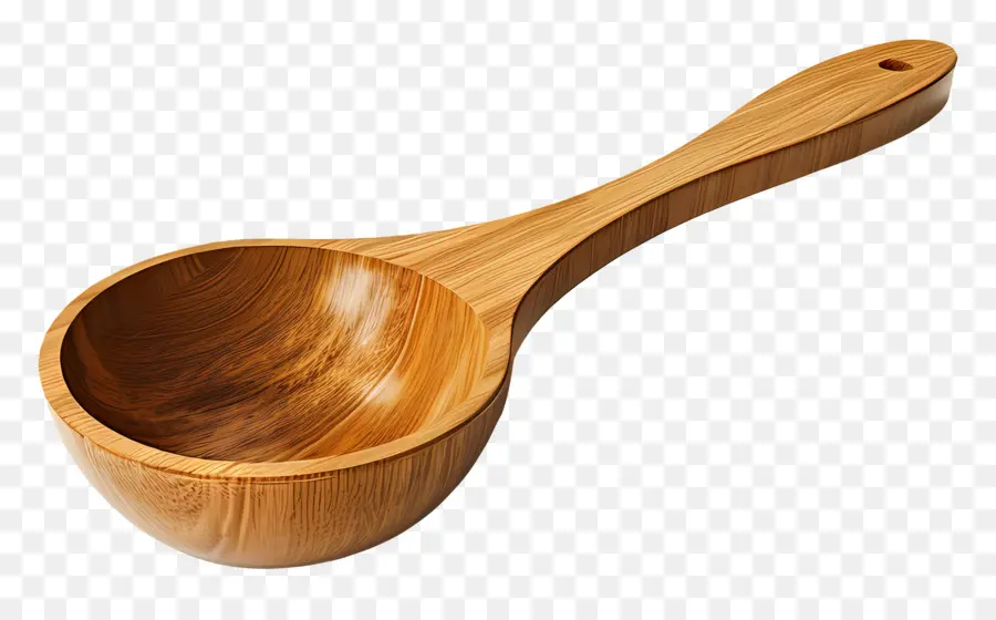 Louche à Soupe，Bol En Bois PNG