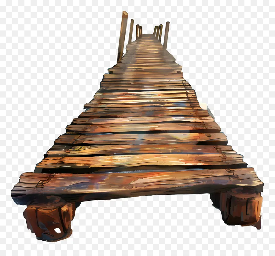 Jetée En Bois，Pont En Bois PNG