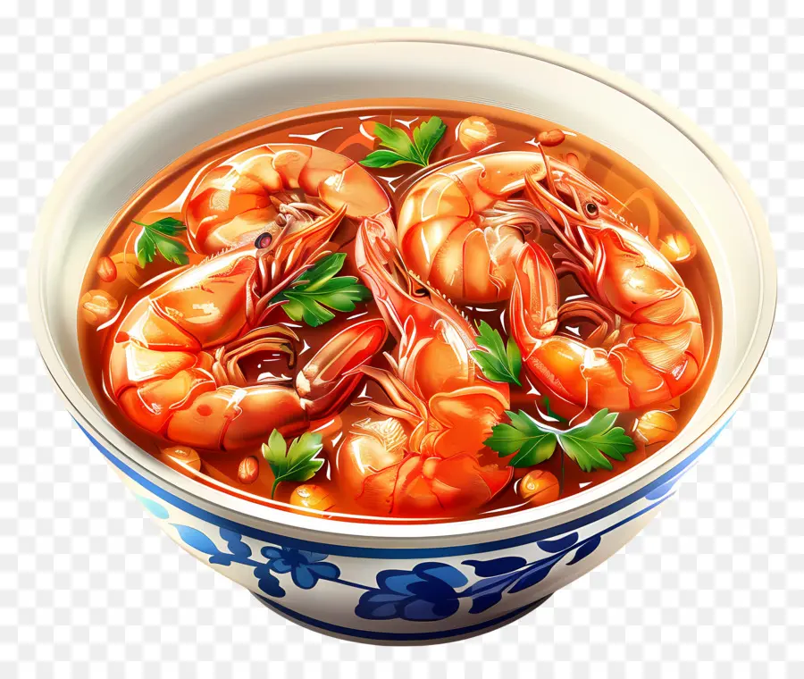 Soupe Aux Crevettes，Fruit De Mer PNG