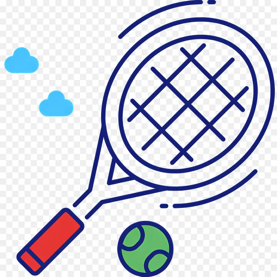 Raquette De Tennis，Balle De Tennis PNG