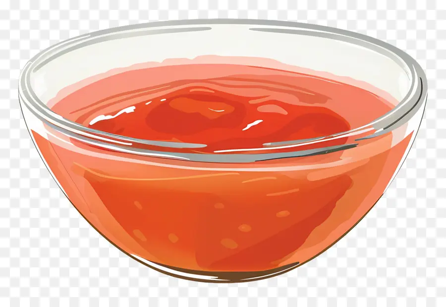 Sauce Chili，Bol De Sauce Rouge PNG