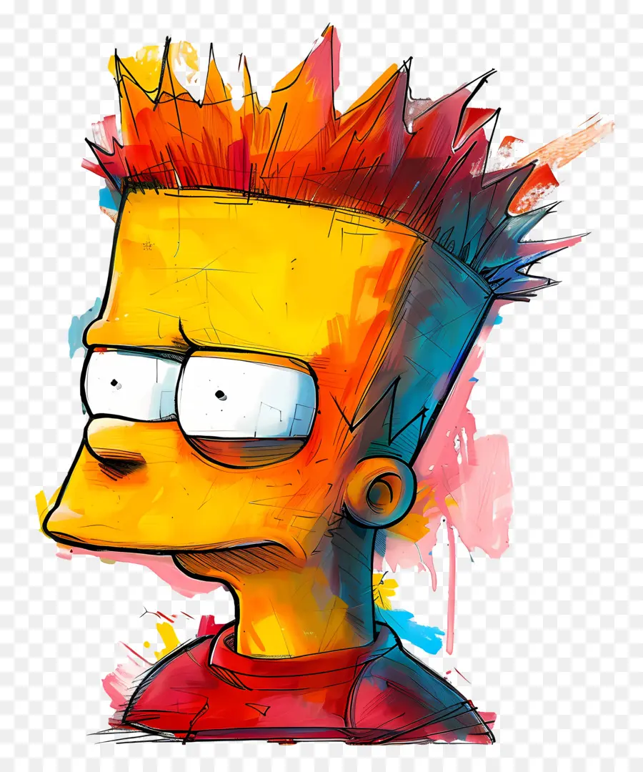 Bart Simpson，Garçon De Dessin Animé PNG