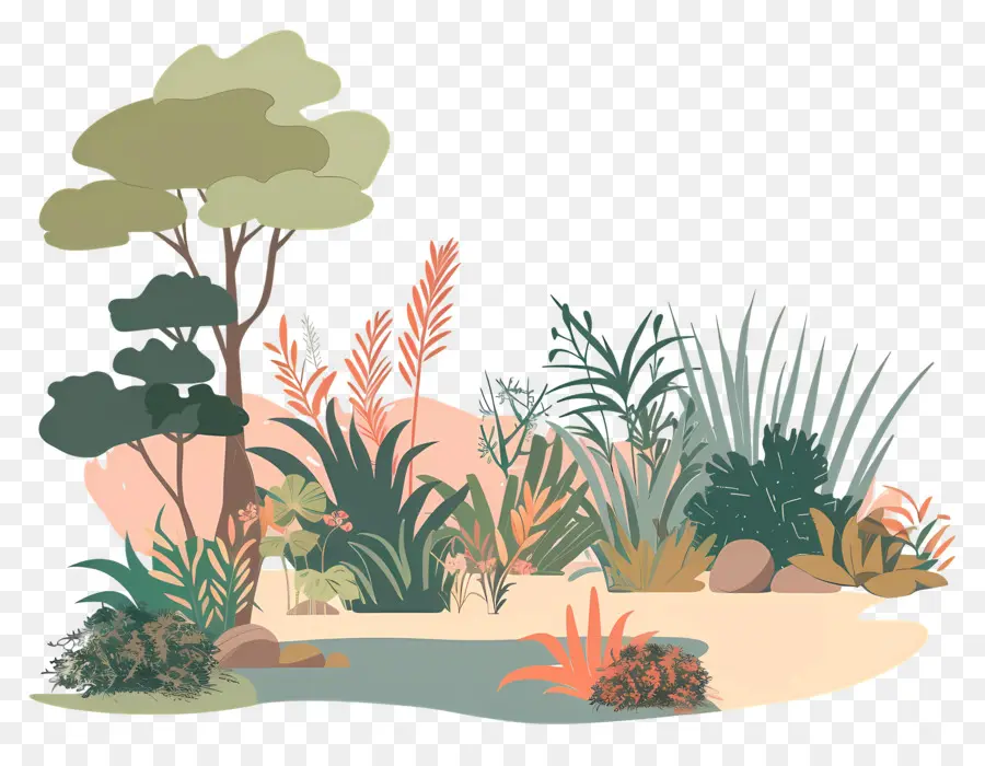 Jardin，Plantes PNG