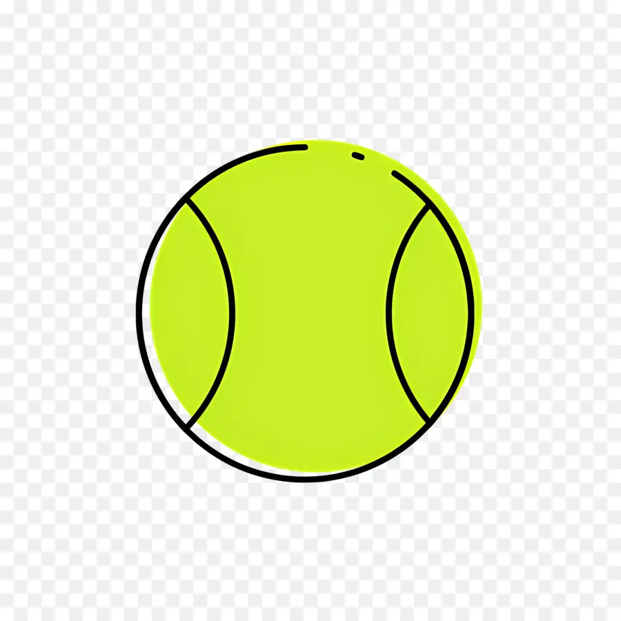 Balle De Tennis，Jaune PNG