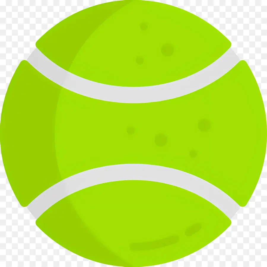 Balle De Tennis，Balle De Tennis Verte PNG