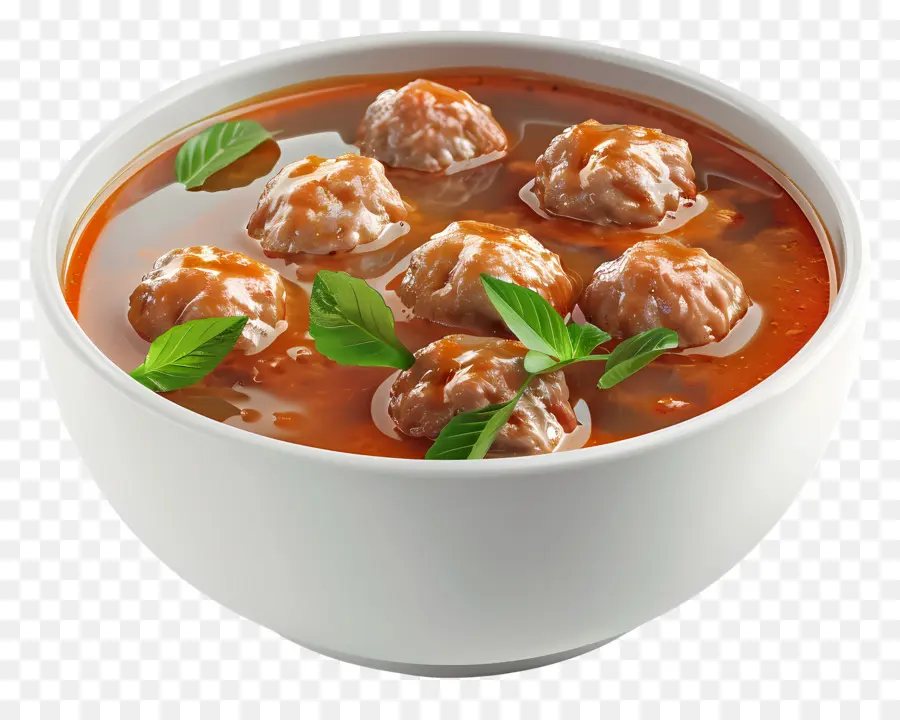 Soupe Aux Boulettes De Viande，Bol PNG