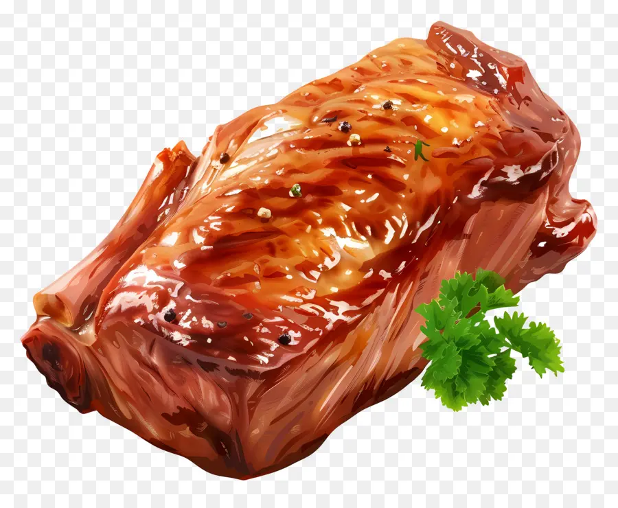 Viande Cuite，Viande Rôtie PNG