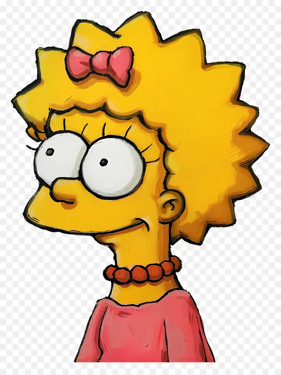 Lisa Simpson，Fille De Dessin Animé PNG