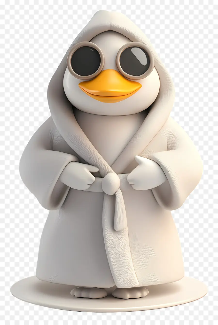 Peignoir De Bain，Canard En Robe PNG