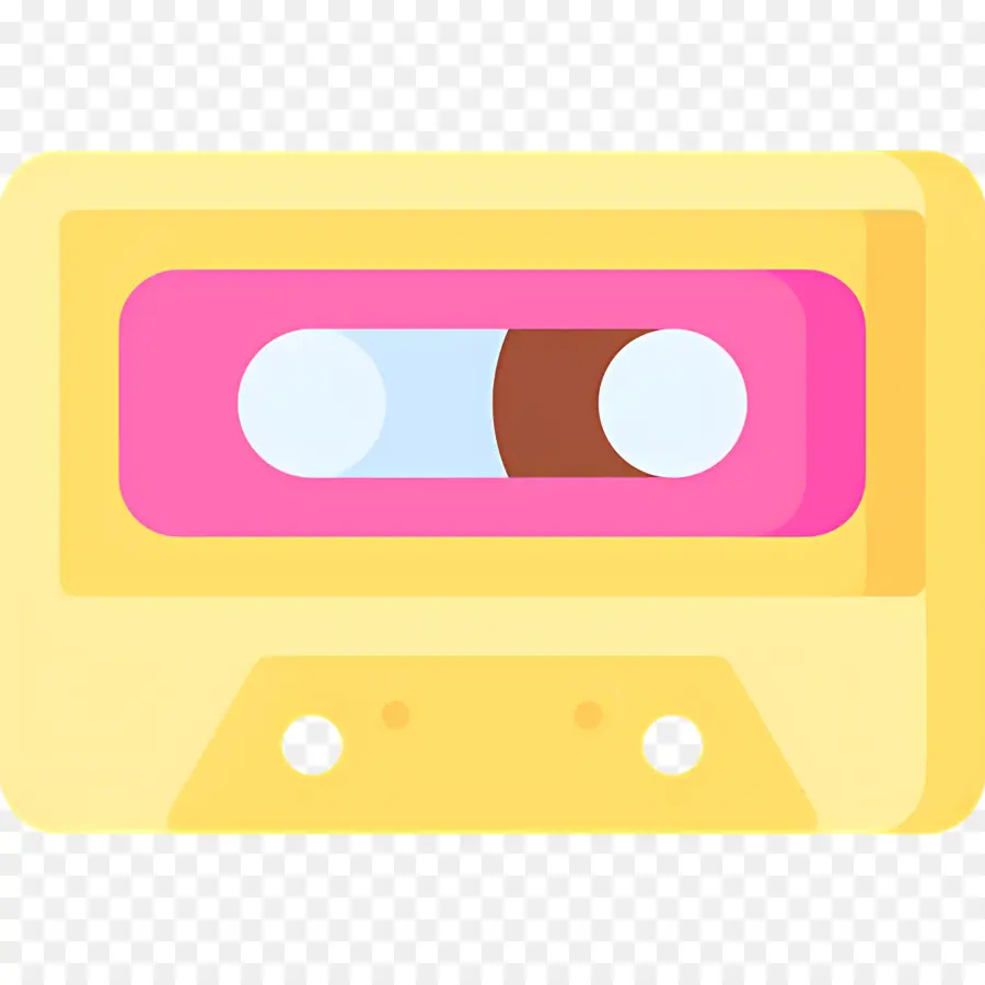 Cassette，Cassette Jaune PNG