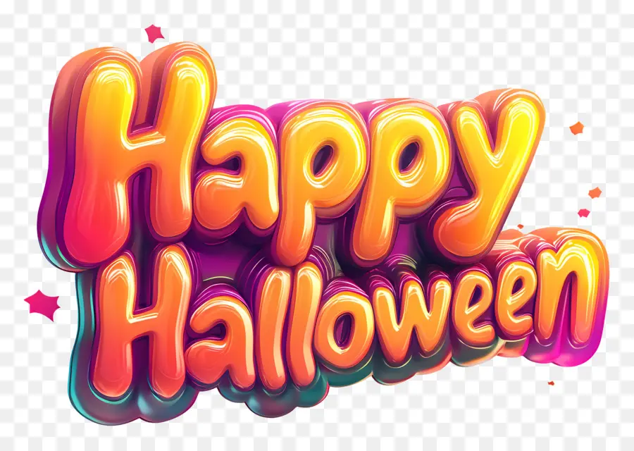 Joyeux Halloween，Texte Joyeux Halloween PNG