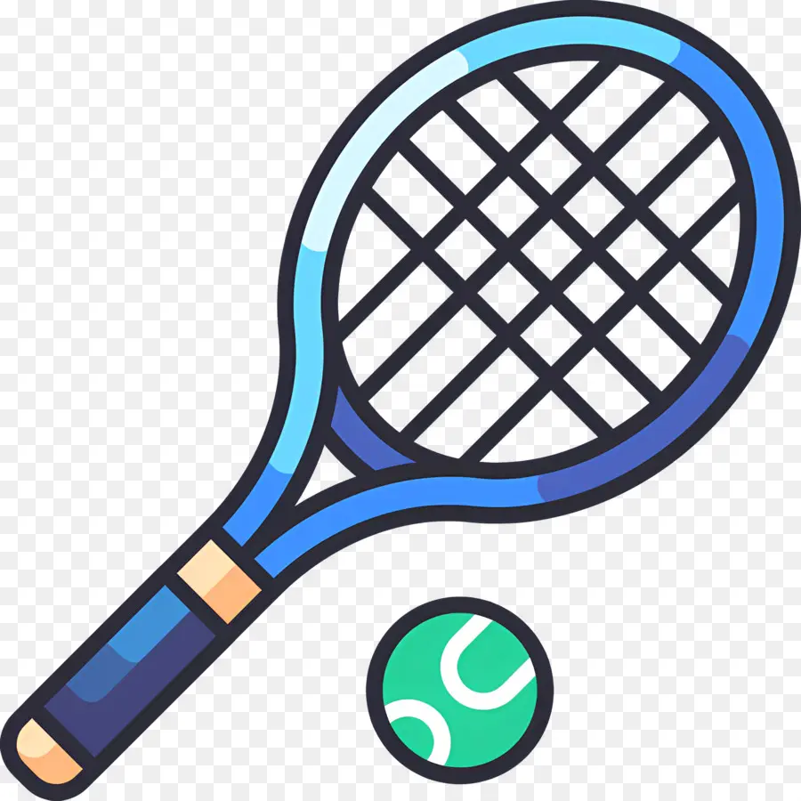 Raquette De Tennis，Balle De Tennis PNG