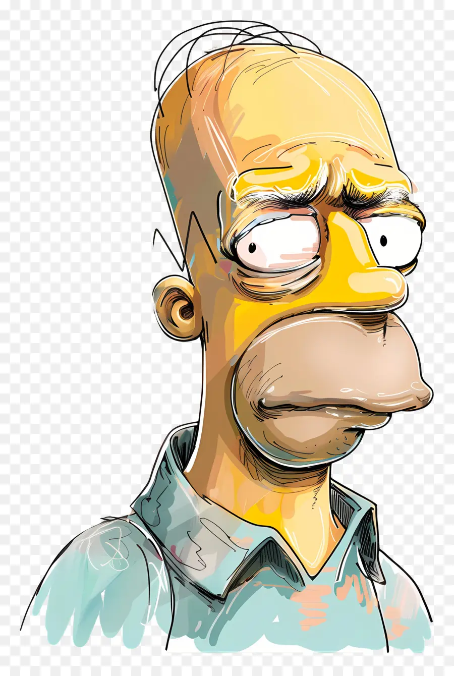 Homer Simpson，Personnage De Dessin Animé PNG