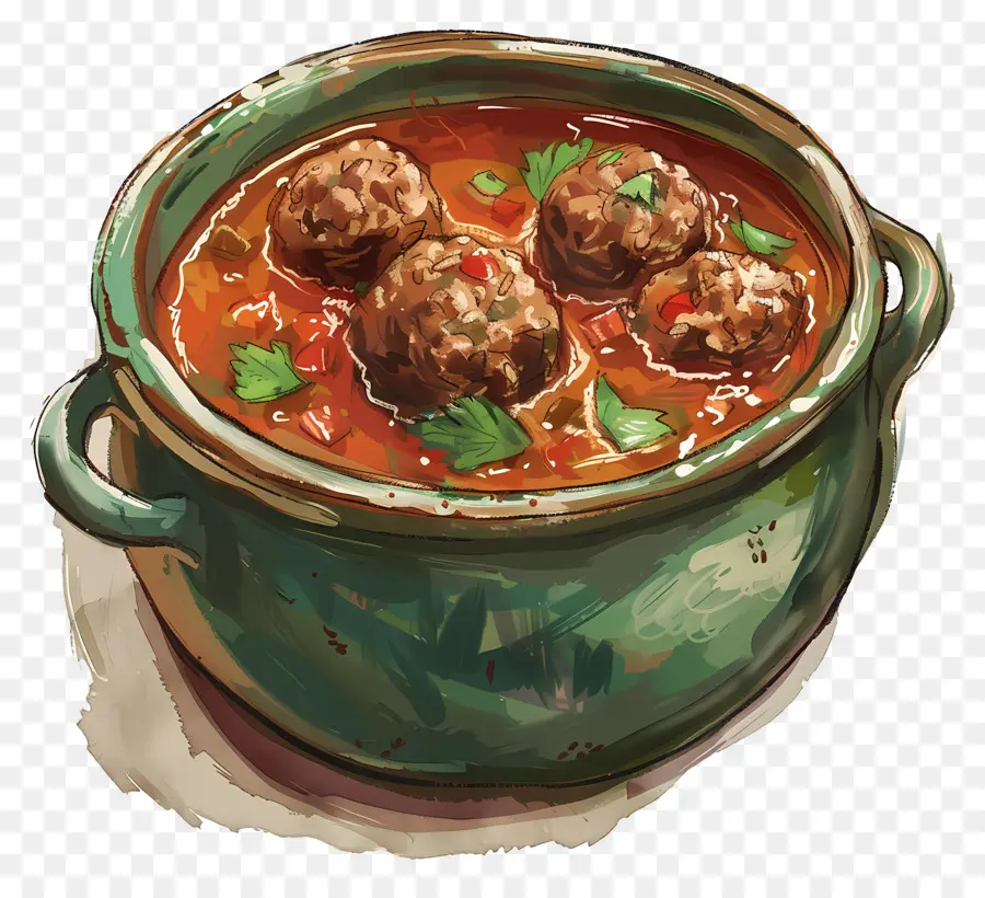 Soupe Aux Boulettes De Viande，Ragoût De Boulettes De Viande PNG