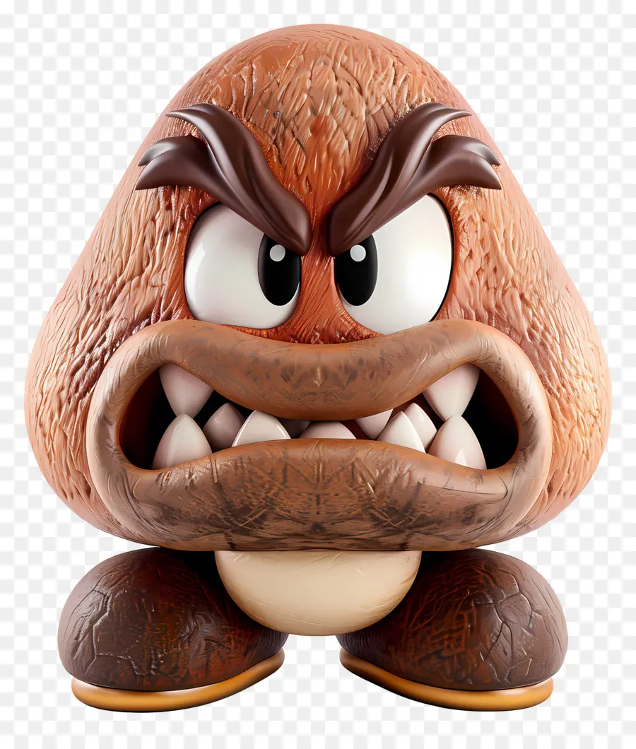 Goomba，En Colère PNG