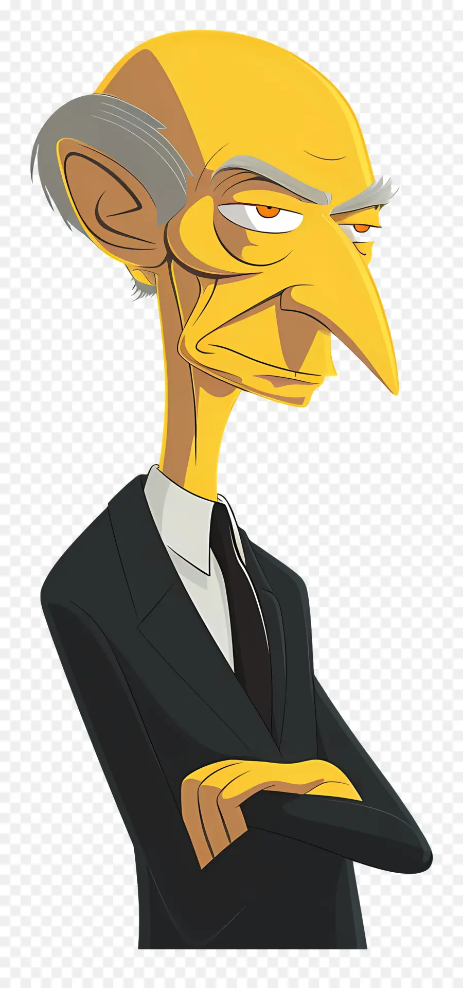 M Burns，Personnage De Dessin Animé PNG